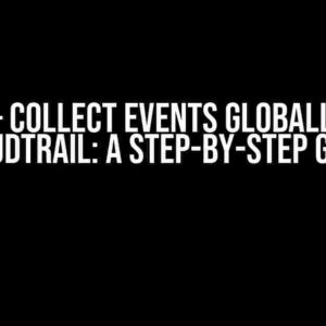 AWS – Collect Events Globally via CloudTrail: A Step-by-Step Guide