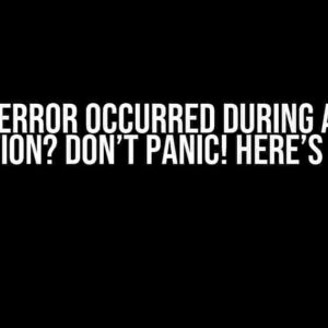 KMP: An Error Occurred During an Xcrun Execution? Don’t Panic! Here’s the Fix