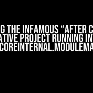 Solving the Infamous “After clone a react-native project running into error FirebaseCoreInternal.modulemap” Error